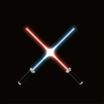 Two crossed swords Stock Illustration