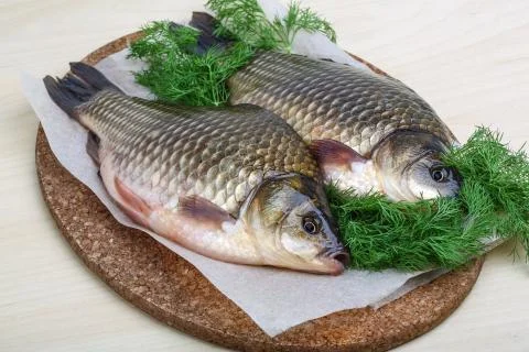 Two crucian Stock Photos