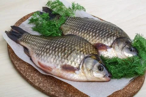 Two crucian Stock Photos