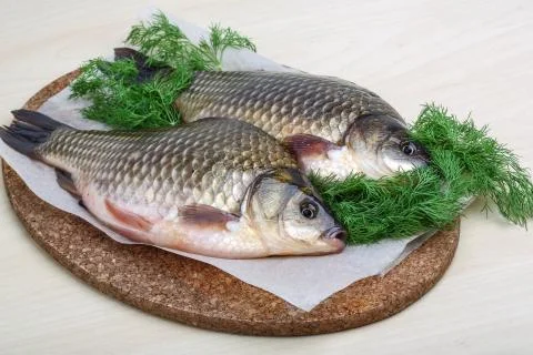 Two crucian Stock Photos