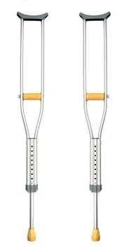 Two crutches Foto stock