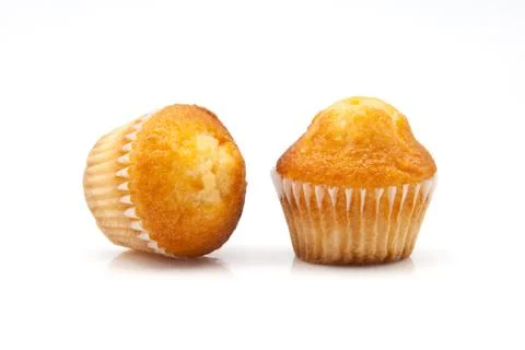 Two cupcakes Stock Photos