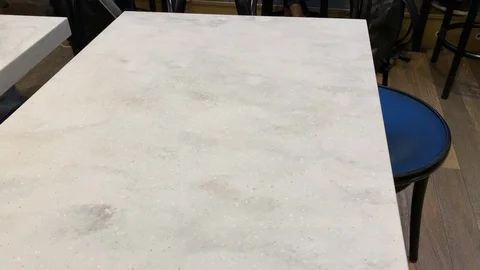 Two Cups of Coffee, Latte and Espresso. Waitress is Serving Cups of Hot Coffee Stock Footage 108812944