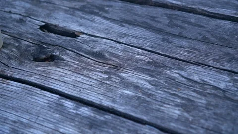 Two cups of takeaway coffee on an old wooden table Stock Footage 96339704