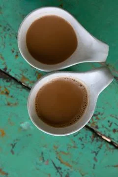 Two cups of Tea Stock Photos