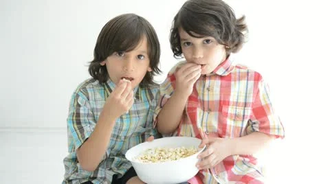 Two cute boys Video stock 21256340