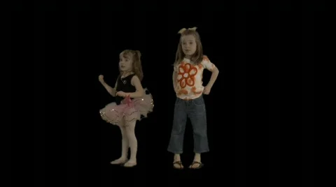 Two cute kids playing. Stock Footage 78856