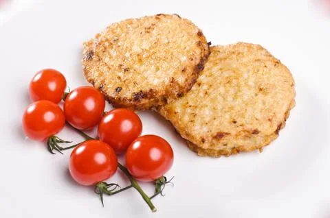 Two cutlets Stock Photos