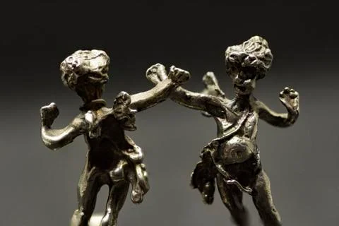 Two dancing angels Stock Photos