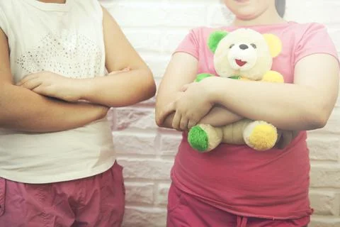 Two daughters Stock Photos