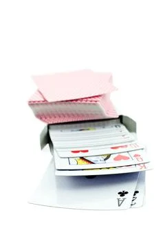 Two Deck of playing cards Stock Photos