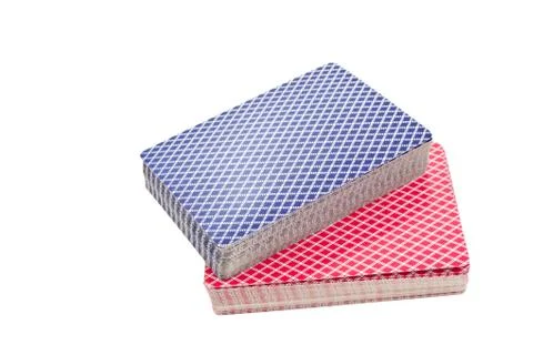 Two Decks of playing cards Foto stock