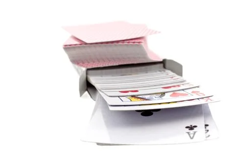 Two Decks of playing cards Stock Photos