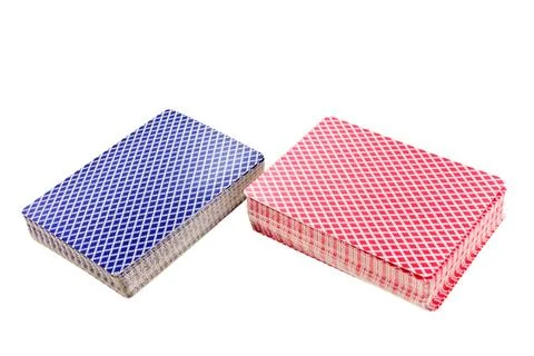Two Decks of playing cards Stock Photos