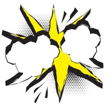 Two dialog clouds drawing with rough strokes. Chat by interests Stock-Illustration