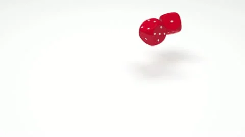 Two dice dropped Video stock 20505005