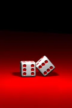 Two dice Stock Illustration