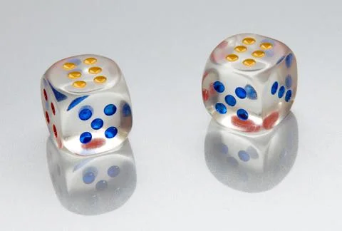 Two Dice Stock-Fotos