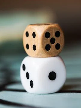 Two dice Foto stock