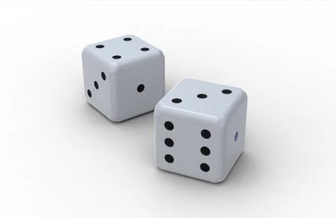 Two dices Stock Illustration