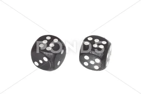 Two dices Stock Photos