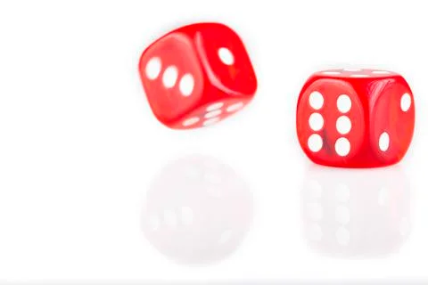 Two dices Stock Photos