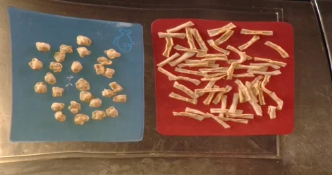 Two Different Of Home Made Pasta Stock-Footage 329333976
