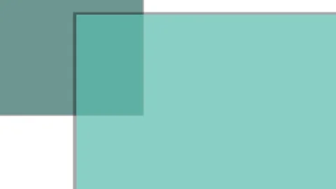 Two Different Shape of Green Rectangle Sliding in and out on White Screen Stock Footage 304153666