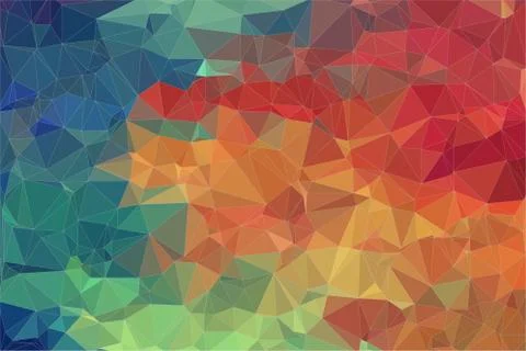 Two-dimensional  colorful background Stock Illustration