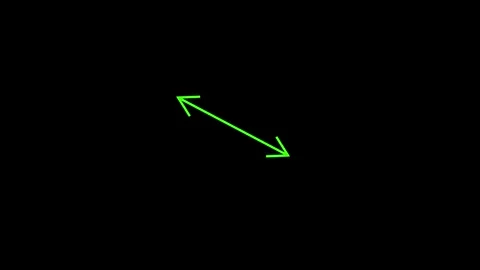 Two direction arrow icon animated video Stock Footage 292003006