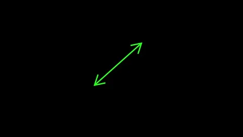 Two direction arrow icon animated video Stock Footage 292003015