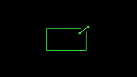 Two direction arrow icon animated video Stock Footage 292003027