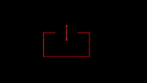 Up two direction arrow icon animated video Stock Footage 292003030