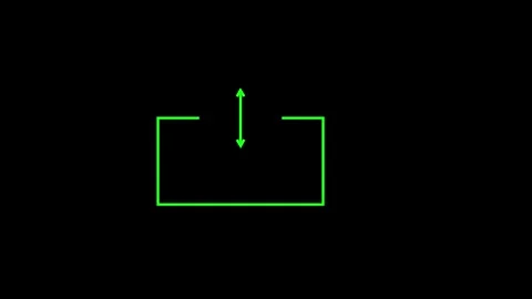 Up two direction arrow icon animated video Stock Footage 292003032