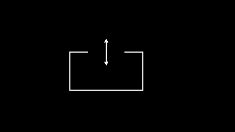 Up two direction arrow icon animated video Stock Footage 292003033