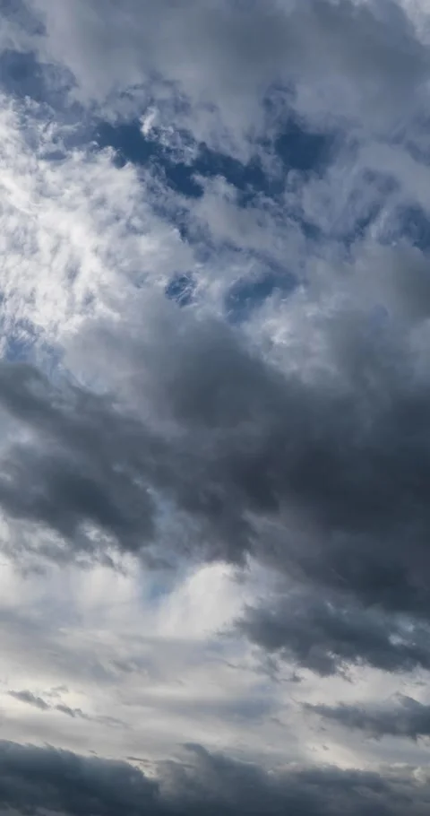 Two direction moving clouds on two layers Stock Footage 285968943