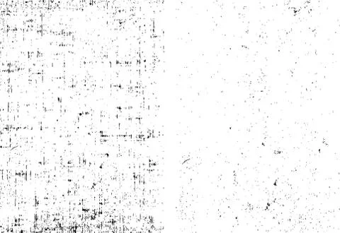 Two dirt grunge texture overlay any objects Stock Illustration