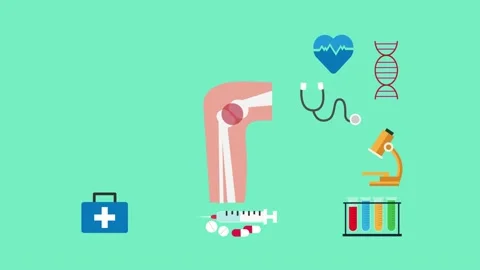 Two doctors examining patient foot joints Video stock 166818643