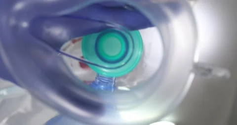 Two doctors holding medical instruments in the emergency room. Medical specia Stock Footage 152858638