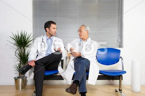 Two Doctors In Waiting Room