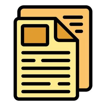 Two documents overlapping showing concept of bureaucracy Stock Illustration