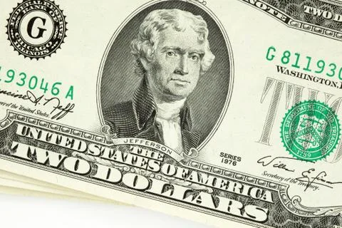 Two dollar bill Stock Photos