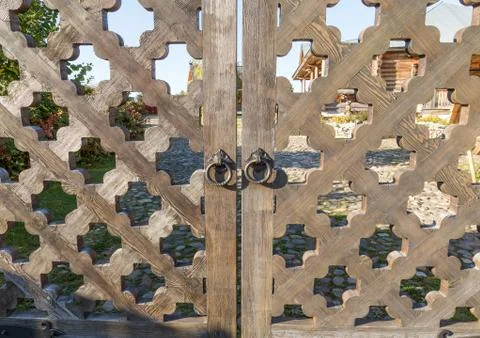 Two Door Knobs of Simple Rings 스톡 사진