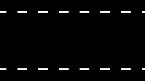 The two dotted lines move in parallel Video stock 314744957