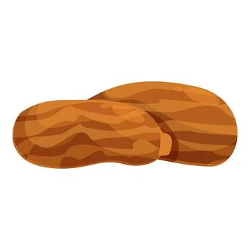 Two dried dates fruit presenting delicious sweet snack Stock Illustration
