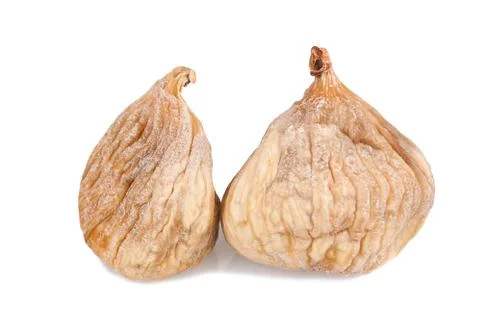 Two dried figs Stock Photos