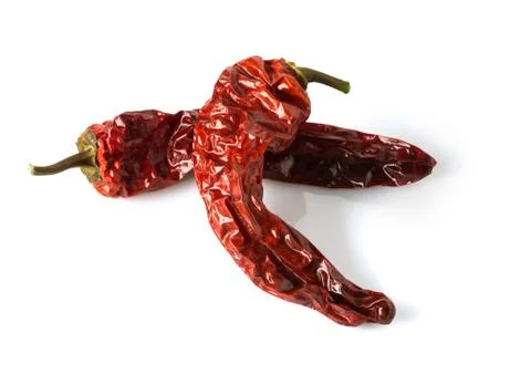 Two Dried Peppers Stock Photos