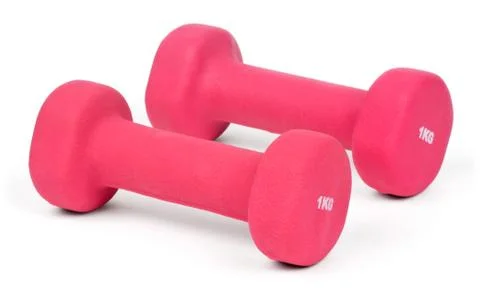Two dumbbells Stock Photos