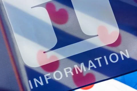Two Dutch tourism flags in front of each other Stock Photos