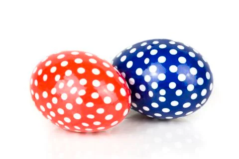 Two Easter eggs Stock-Fotos